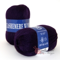 Lana Cashemere wool баклажан 1026