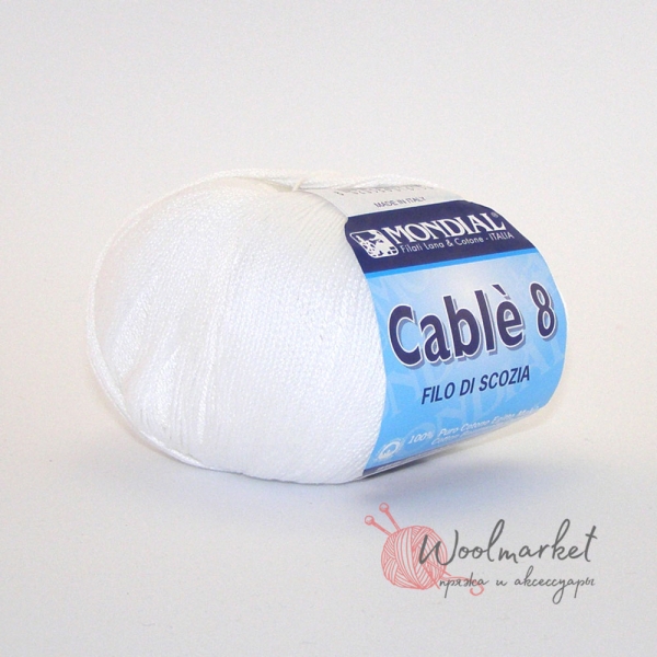 Mondial Cable 8 білий 0100