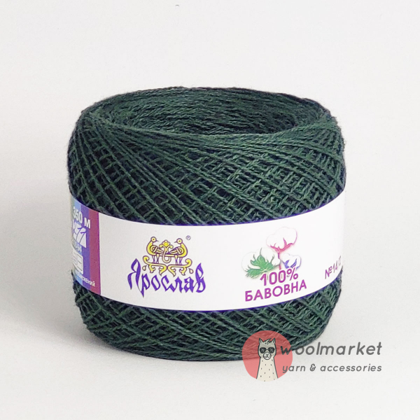 Ярослав бавовна темно-зелений 211