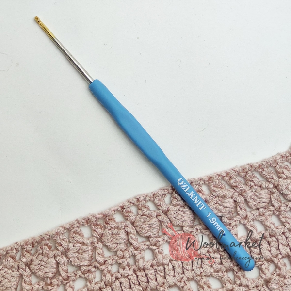 Крючок с силиконовой ручкой, 1,9мм