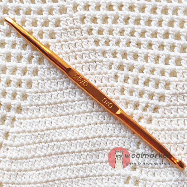 Залізний двосторонній гачок, золотий, 4,5-5,5мм