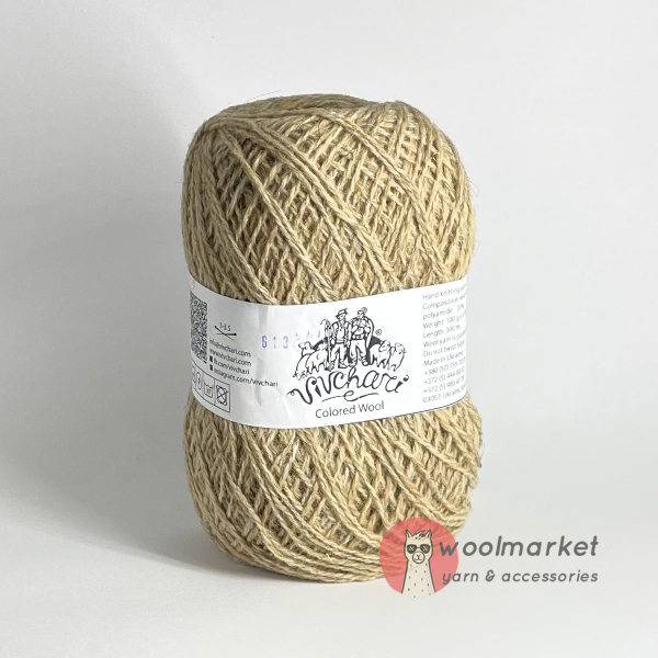 Vivchari Colored Wool світлий беж 813
