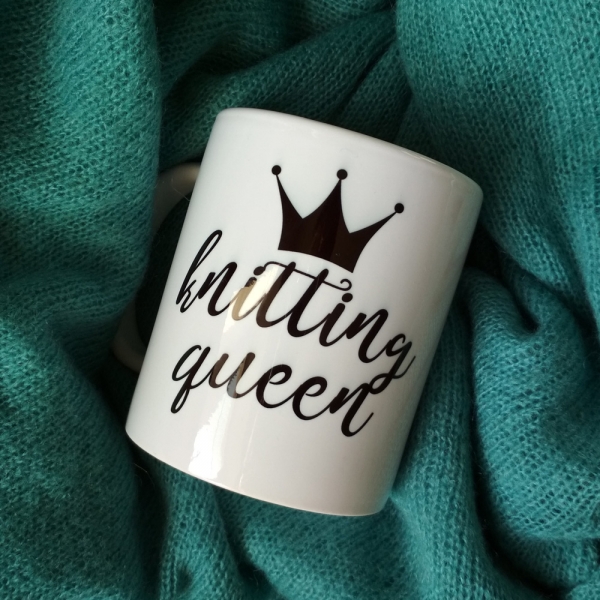Кружка "Knitting queen"