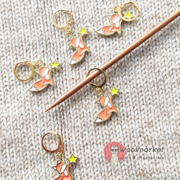 Маркери для в'язання "Лисички", 1 шт