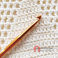 Залізний двосторонній гачок, золотий, 4,0-5,0мм