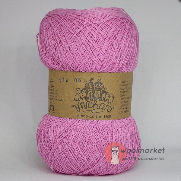 Vivchari Ethno-Cotton 1500 рожевий 114