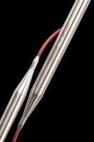 Спицы стальные ChiaoGoo SS RED Lace 40см, 3,0мм (круговые)