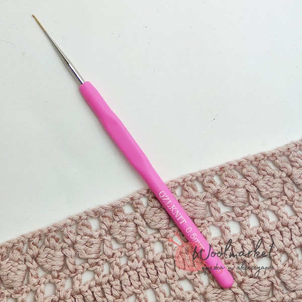 Крючок с силиконовой ручкой, 0,5мм