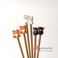 Подарунковий набір стоперів для спиць "Зоопарк"