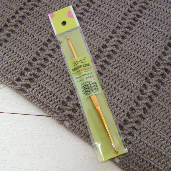 Залізний двосторонній гачок, золотий, 3,0-3,5мм