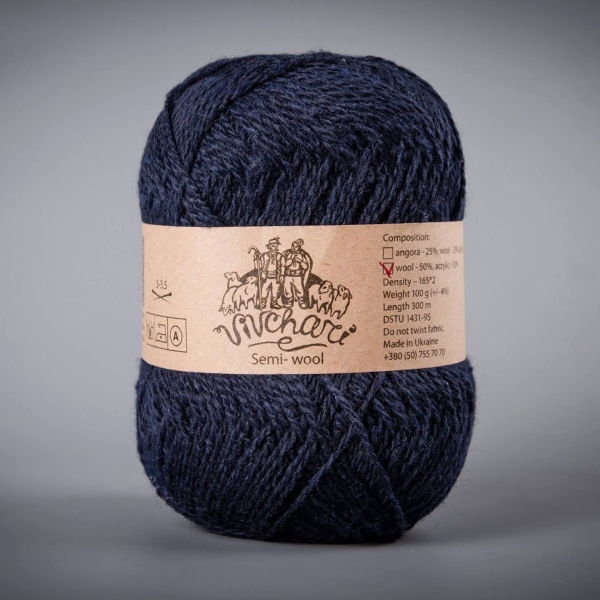 Vivchari Semi-wool темно-синій 410