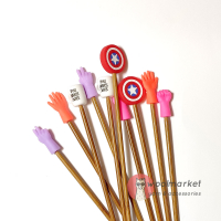 Подарунковий набір стоперів для спиць "Don't touch my knitting project"