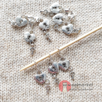 Маркери для в'язання "Ключ до серця", 3шт