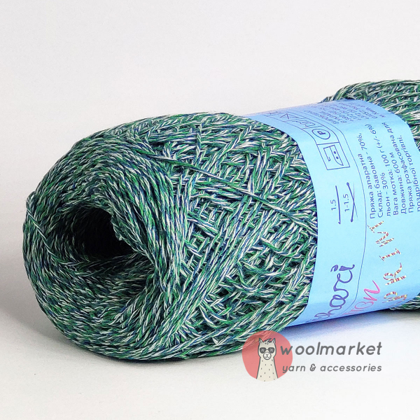 Vivchari Ethno-Cotton Classic Print, ранкові смарагди 057