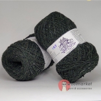 Vivchari Colored Wool пляшковий зелений 818