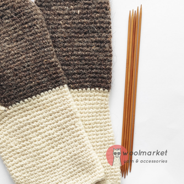 Шкарпеткові бамбукові спиці 20см, 2,75мм, набір 5шт