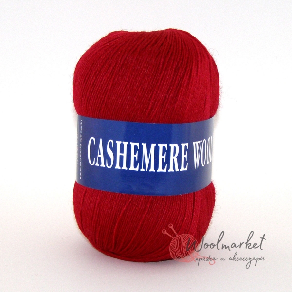 Lana Cashemere wool багряний 1015