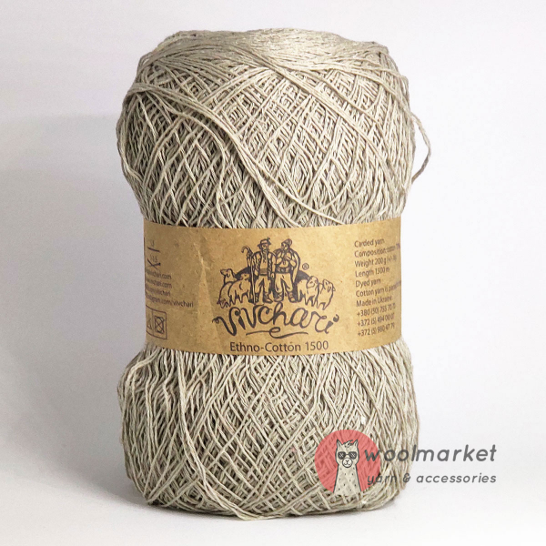 Vivchari Ethno-Cotton 1500 сіро-бежевий 104