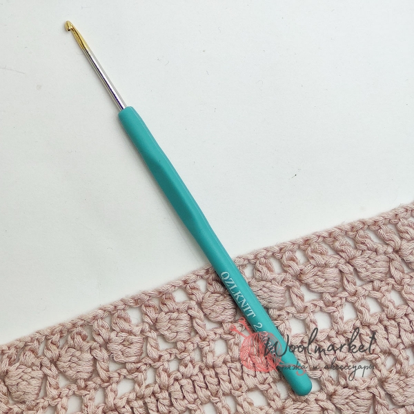 Крючок с силиконовой ручкой, 2,2мм