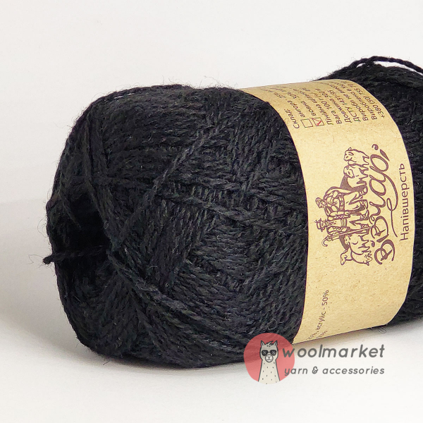 Vivchari Semi-wool чорний 412