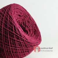 Woolmarket Linen Cotton 270, бордовий 0018