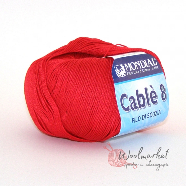 Mondial Cable 8 яркий красный 0027