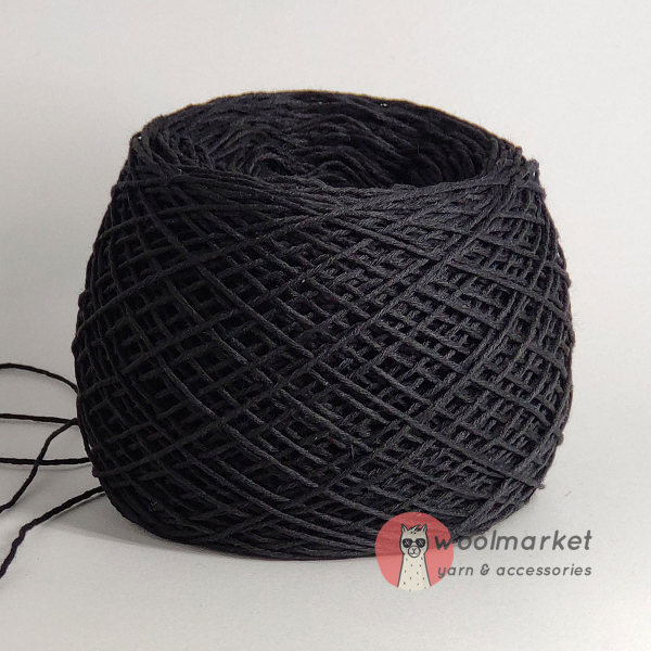Woolmarket Linen Cotton 270, чорний 02