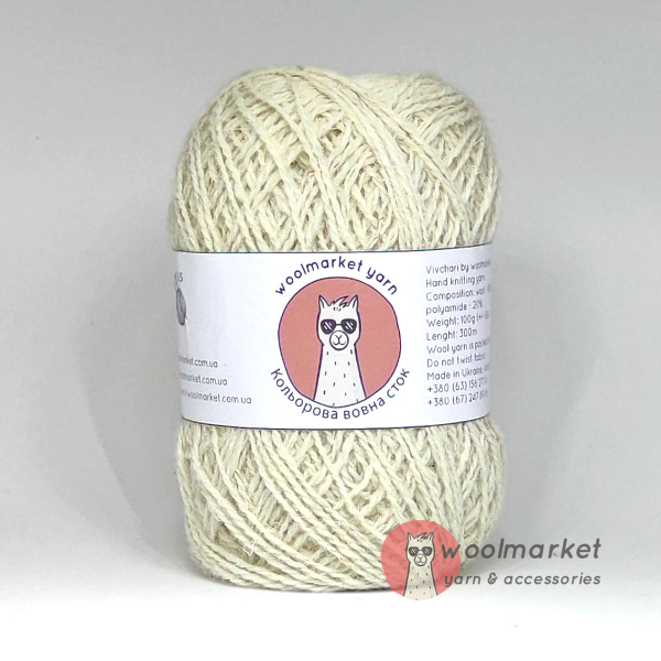 Woolmarket Colored Wool Stock, білий