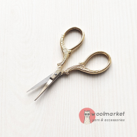 Вінтажні ножички в стилі ретро, золотисті