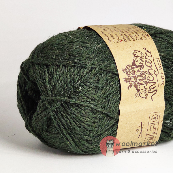 Vivchari Semi-wool темно-зелений 407