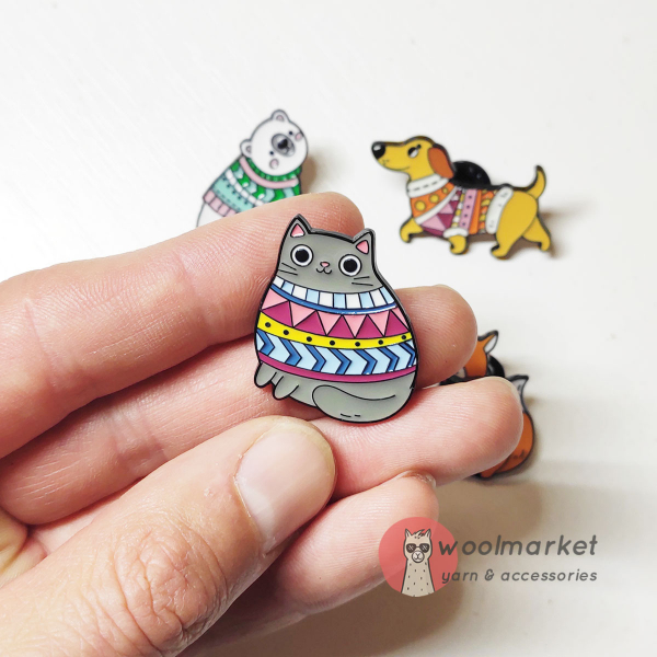 Пін "Sweaty Cat"