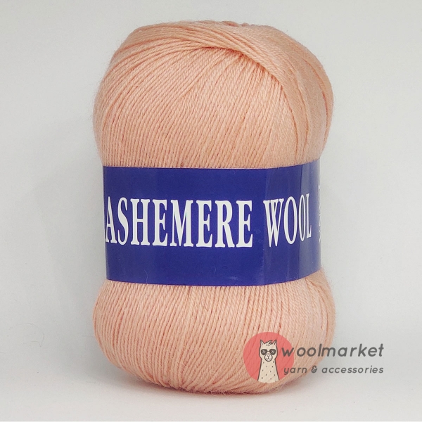 Lana Cashemere wool персиковий 1021