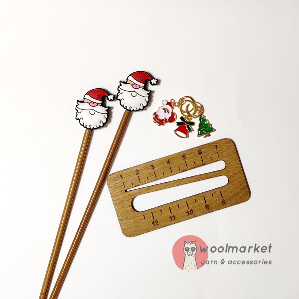 Подарунковий новорічний набір (стопери, маркери, лінійка-калібратор)