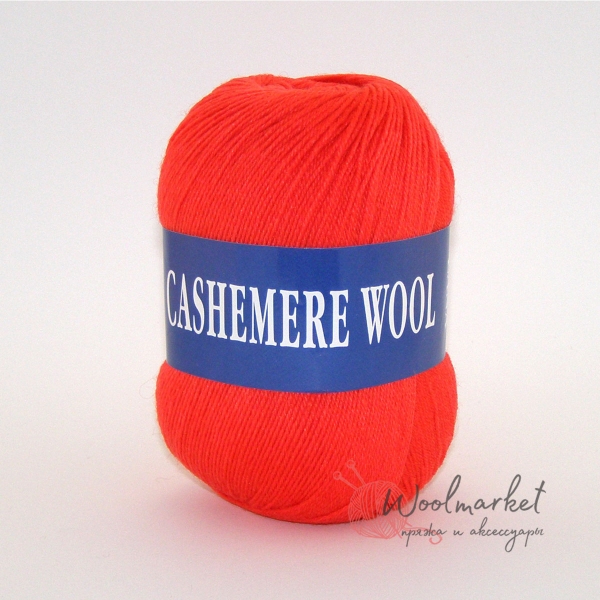 Lana Cashemere wool яскраво-червоний 1028