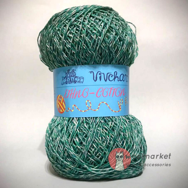 Vivchari Ethno-Cotton Classic Print, ранкові смарагди 057