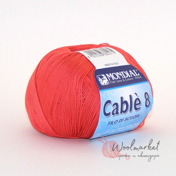 Mondial Cable 8 коралл 0866