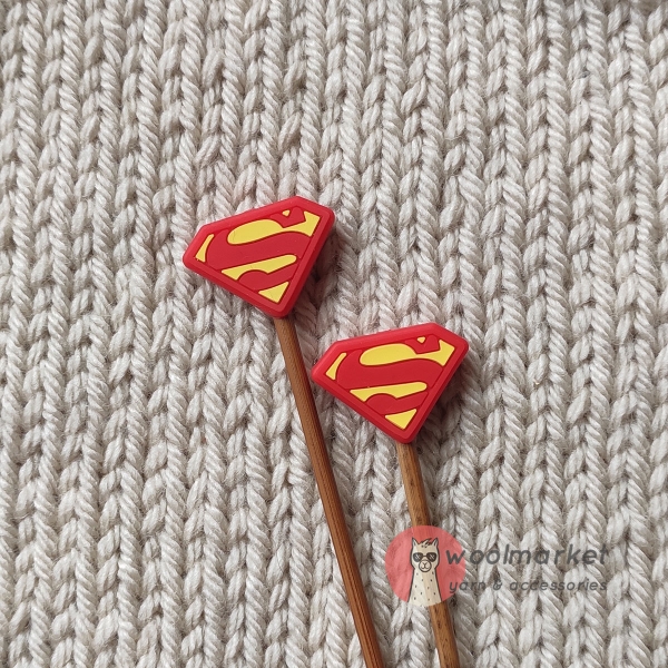 Стопери для спиць "DC. Super Knitting Girl"