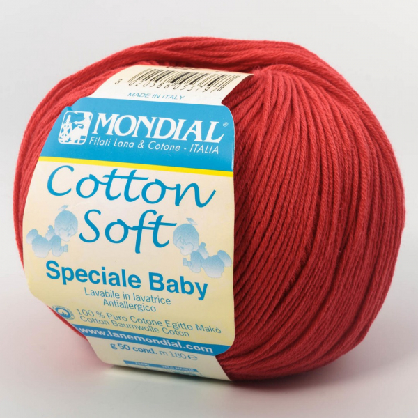 Mondial Cotton-Soft Speciale Baby красный 0027
