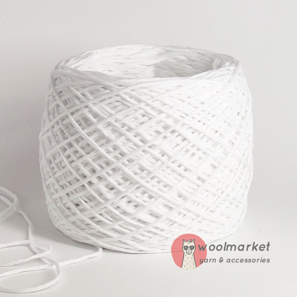 Woolmarket Natural Cotton, білий дим 01 (білий)