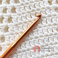 Залізний двосторонній гачок, золотий, 3,0-4,0мм