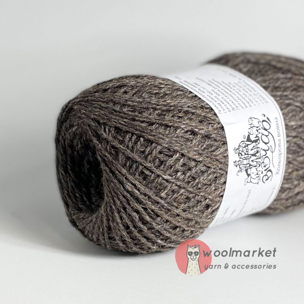 Vivchari Colored Wool шоколад 817