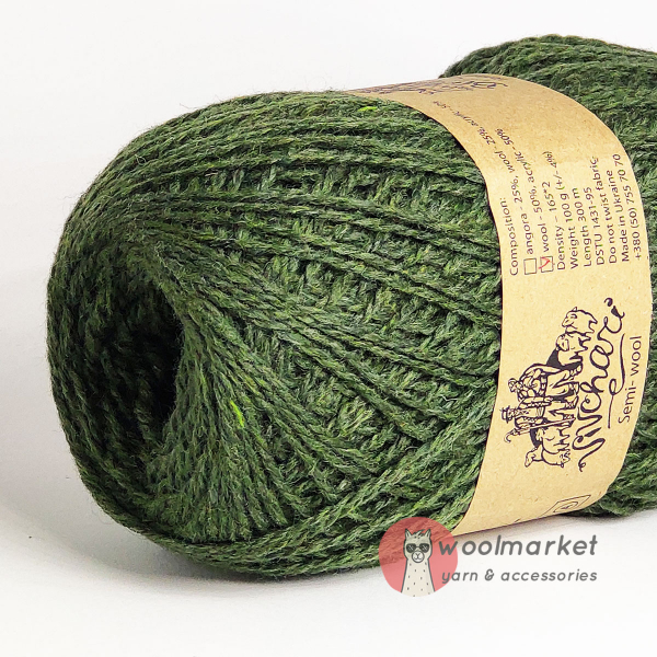 Vivchari Semi-wool оливковий 406