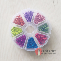 Набір маркерів лампочок в пластиковій коробочці, різнокольорові, 320 шт