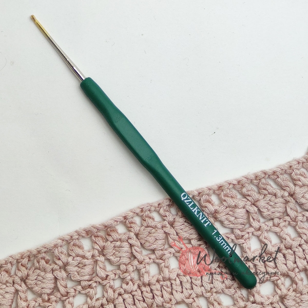 Крючок с силиконовой ручкой, 1,3мм