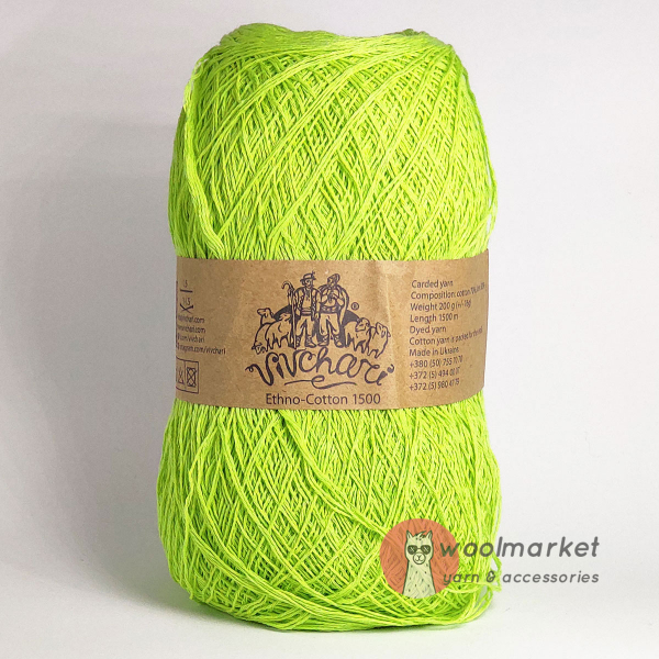 Vivchari Ethno-Cotton 1500 яскравий салат 113