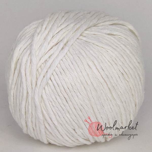 Vivchari Cotton Premium, білий дим 01 (белый)