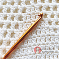 Залізний двосторонній гачок, золотий, 3,0-3,5мм