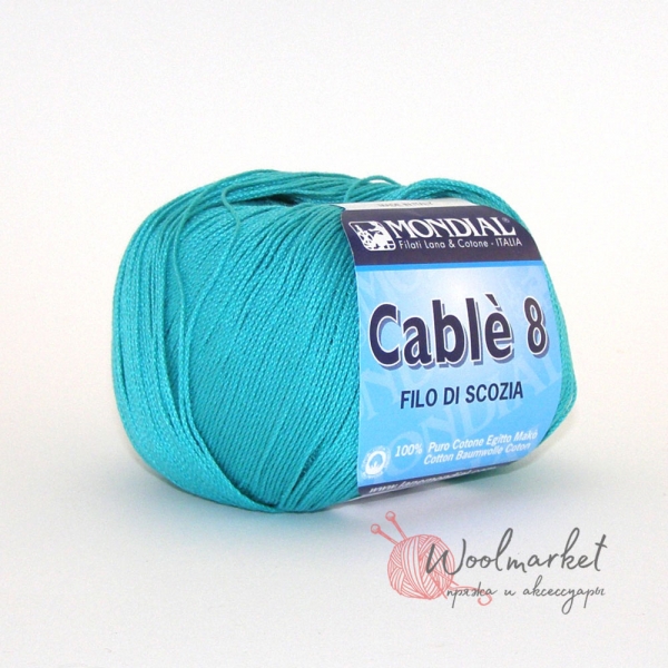 Mondial Cable 8 зелено-бірюзовий 0861