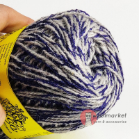 Vivchari Colored Boucle Wool синій букле, сірий 912