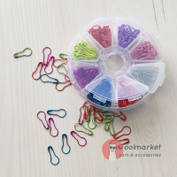 Набір маркерів лампочок в пластиковій коробочці, різнокольорові, 320 шт